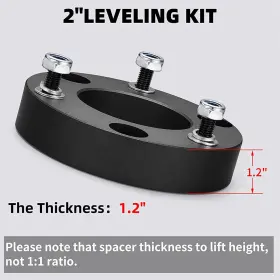 OS04140S1 RICHEER Front Leveling Lift Kit Chevy Silverado #3