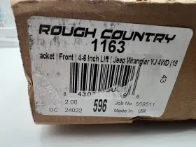 1163 ROUGH COUNTRY Track Bar Bracket Front Lift Yj Jeep