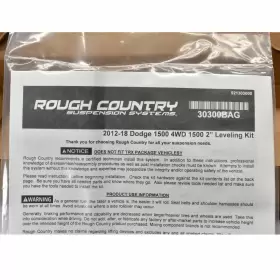 30300BAG ROUGH COUNTRY Leveling Kit 1500 4WD Dodge #2