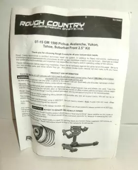 3105 ROUGH COUNTRY Front Leveling Kit 1500 Chevy Gmc #3