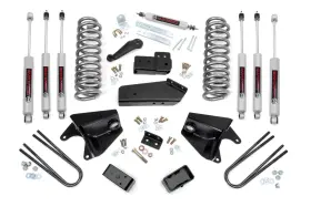 465B33 ROUGH COUNTRY Lift Shocks Kit 4WD Ford Bronco Quad