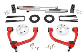 51014RED ROUGH COUNTRY Bolt Lift Shocks Kit F-150 4WD