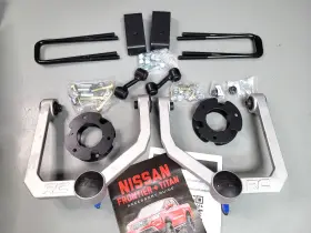 83400 ROUGH COUNTRY Bolt Lift Strut Spacers Kit 2WD 4WD Titan