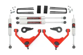 85940RED ROUGH COUNTRY Lift Shocks Kit M1 2500HD Silverado