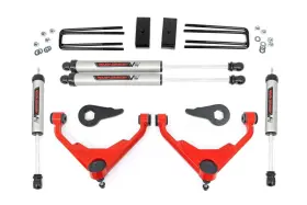 859870RED ROUGH COUNTRY Lift Fk Codes Kit 2500HD Chevy Gmc