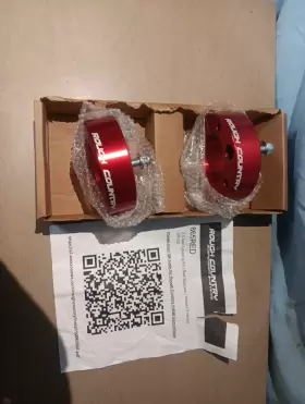865RED ROUGH COUNTRY Leveling Anodized Kit Nissan Frontier #2