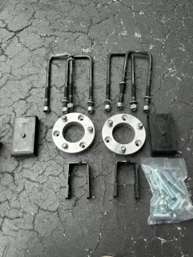 868RED ROUGH COUNTRY Bolt Leveling Lift Xd Kit Nissan Titan #2