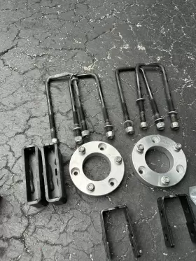 868RED ROUGH COUNTRY Bolt Leveling Lift Xd Kit Nissan Titan #3