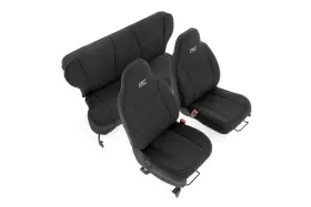 91022 ROUGH COUNTRY Front Rear Seat Covers Xj Jeep Cherokee