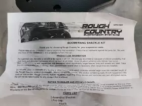 RC0403 ROUGH COUNTRY Front Boomerang Lift Shackles #2