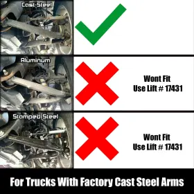 22632 ROUGH COUNTRY SUSPENSION Lift Cast Steel Arms Strut #2