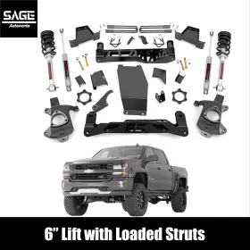 22632 ROUGH COUNTRY SUSPENSION Lift Cast Steel Arms Strut