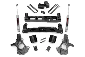 24730 ROUGH COUNTRY SUSPENSION Lift Shocks Cast Kit 1500 2WD