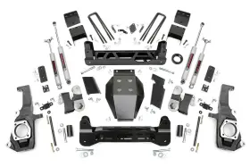 25330 ROUGH COUNTRY SUSPENSION Ntd Lift Shocks Kit 2500HD Gmc