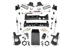 25840 ROUGH COUNTRY SUSPENSION Lift Shocks Kit M1 1500 4WD