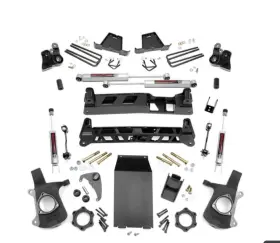 27220A ROUGH COUNTRY SUSPENSION Lift Shocks Kit 1500 4WD