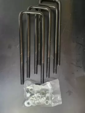 7667 ROUGH COUNTRY SUSPENSION Square Bolts Inner Thread