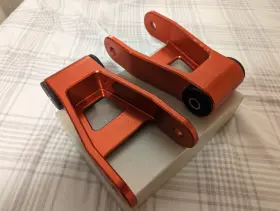 RAPA0440 RPG Billet Shackle Fox Orng Kit F-150 Ford Raptor