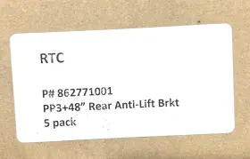 862771001 RTC Rear Anti Lift Bracket