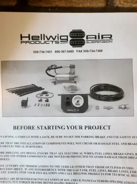 4885 STANDARD Hellwig Single Control Suspension Compressor #2