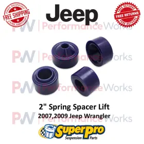 SPF5570K SUPERPRO Spring Spacer Lift Sahara Jeep Wrangler