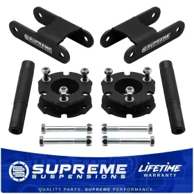 61121 SUPREME SUSPENSIONS Front Rear Lift Tie Rod Kit Chevy