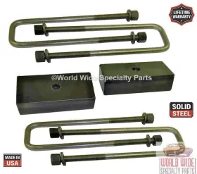 SMX-153015 SUSPENSIONMAXX Rear Block Bolt Kit 1500 4X4 Sierra