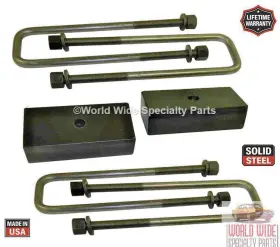 SMX-154020 SUSPENSIONMAXX Rear Block Bolt Kit Silverado