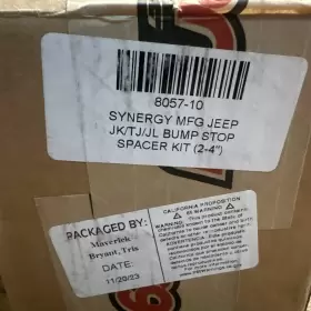 8057-10 SYNERGY MANUFACTURING Snap Lock Bump Spacer Jeep