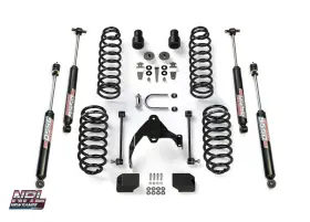 1251000 TERAFLEX Lift Jk Shocks Kit Jeep