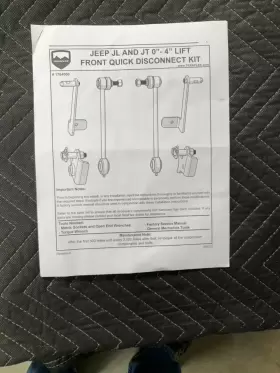 1764000 TERAFLEX Front Disconnect Sway Bar Link Jl Jlu Jeep #2
