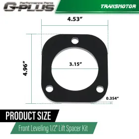 TRANS1030-10 JEEP Front Leveling Lift Spacers Cherokee #3