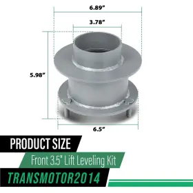 TRA230215 DODGE Front Lift Leveling Kit 1500 2500 3500 4WD #3