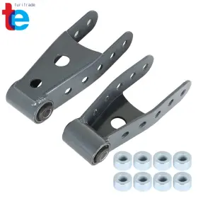 TR38904 TURITRADE Rear Lowering Shackle Kit 1500 Chevy Gmc