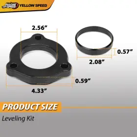 YEL653407 YELLOWSPEED Leveling Kit 2WD 4WD Chevy Gmc Canyon #3