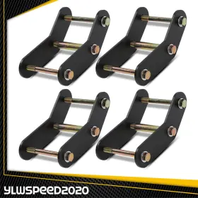 V-02LKB3951ABK YLWSPEED20 Yj Shackle Relocation Lift Front