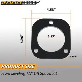 YLW211151 JEEP Front Leveling Lift Spacers Cherokee #3