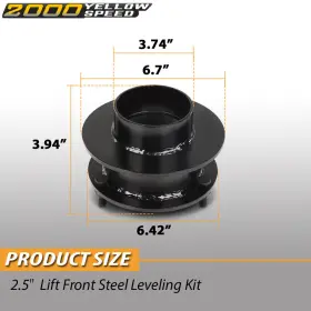 YLW228533 DODGE Lift Front Steel Leveling Kit 1500 2500 3500 #3
