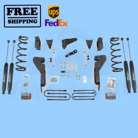L1449187 ZONE OFFROAD Lift Gas Rear Axle Kit 2500 3500 4WD