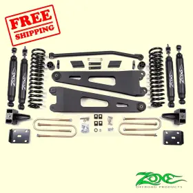L4093190 ZONE OFFROAD Lift Diesel Shocks Kit F25N F250 F350
