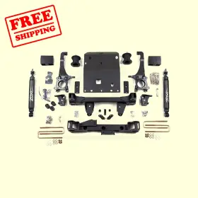 L4093264 ZONE OFFROAD Lift Shocks Kit 4WD Toyota Tacoma Nitro