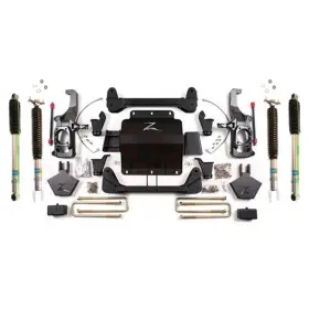 L41715653 ZONE OFFROAD Lift Bilstein Shocks Kit Chevy