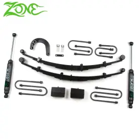 ZONC10N ZONE OFFROAD Lift Leaf Springs Shocks Kit K10 K1500