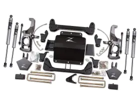 ZONC12F ZONE OFFROAD Lift Fox Shocks Kit 2500HD 4WD Silverado
