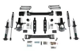ZONC61F ZONE OFFROAD Lift Fox Shocks Kit 1500 Silverado