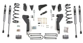 ZOND26F ZONE OFFROAD Lift Fox Shocks Diesel Axle 2500 3500