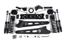 ZOND78N ZONE OFFROAD Shocks Lift Radius Arm Kit 2500 4WD Ram