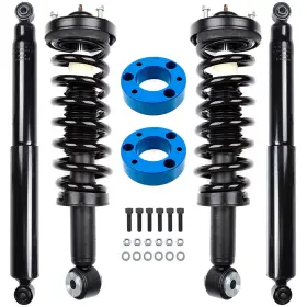 11253172 ZONEMOTIVE Front Leveling Struts Rear Shocks Kit 2WD