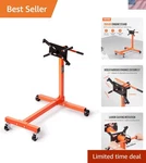 Sturdy Engine Hoist Dolly With 360 Adjustable Arms For Effortless Auto Repairs. Fixed Price $143.99.