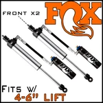 Fox 2.5 Factory Race Front Reservoir Shocks 05-16 Ford F250 F350 4wd W/4-6" Lift. Fixed Price $1649.95.